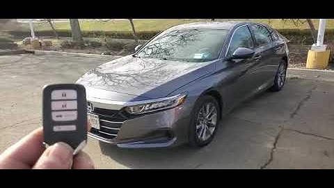 2021 Honda Accord Remote Start