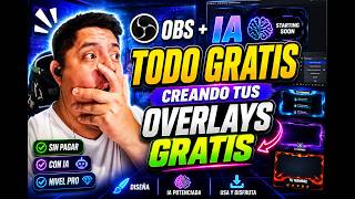 OBS + IA GRATIS 😱 Crea Overlays PRO en Minutos Sin Pagar