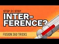 What Does the Interference Command Do in Fusion 360? | #fusionFridays