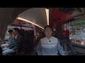 홍콩 2층 버스 투어 360도 영상 360-degree video of Hong Kong double-decker bus tour