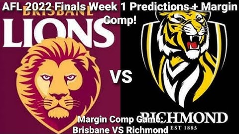 AFL 2022 Finals Week 1 Predictions + Margin Comp!