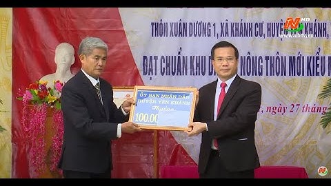 Thôn Xuân Dương 1 đón bằng công nhận nông thôn mới kiểu mẫu