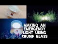 I tried to make an emergency light portable