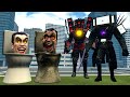 New corrupted gman skibidi toilet vs titan tv man and other bosses in garrys mod