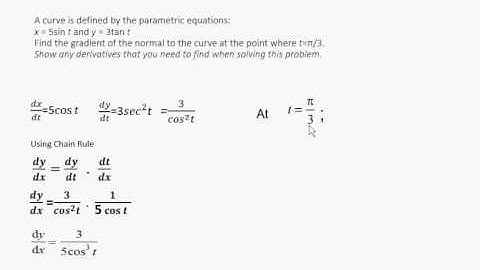 Parametric equation 1