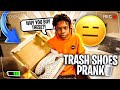 SURPRISING MY LITTLE BROTHER WITH "TRASH SNEAKERS" PRANK!!! (GONE VERY WRONG!!!) **HE HATES ME NOW**