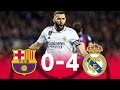 Barcelona vs real madrid 04 all goals  extended highlights  copa del rey semifinal benzema