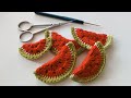 ÖRGÜ KARPUZ DİLİMİ / Watermelon Knitting Pattern