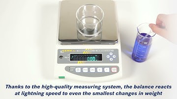 Robust laboratory & industrial precision scale for heavy items, with EC type approval | KERN PES/PEJ