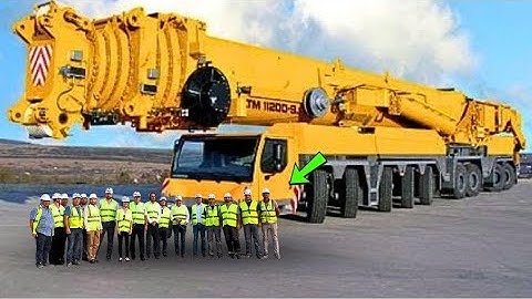 Top 5 Cần Cẩu Bánh Lốp Mạnh Nhất Thế Giới | Tin Tức Online 24H