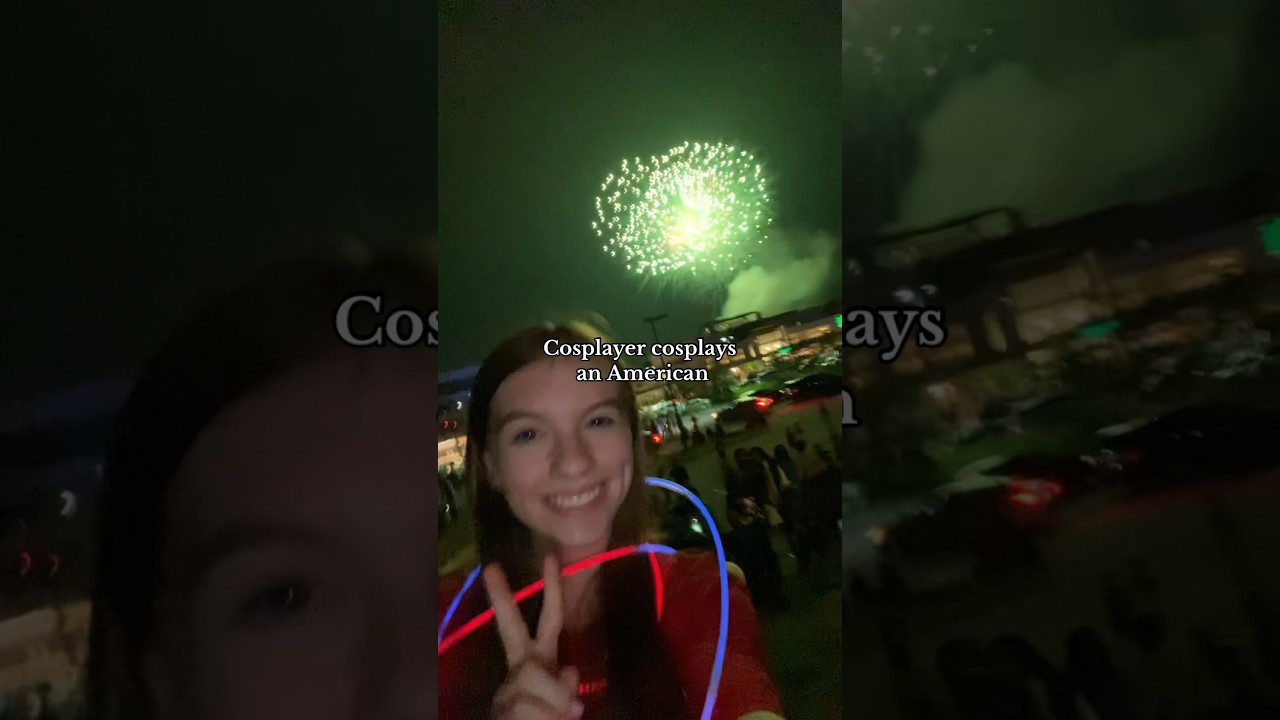 The whole city pulled up I stg “avengers assemble!” ahh fireworks 😹 #cosplay #cosplayer #4thofjuly