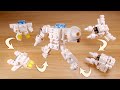 Lego mini robot tutorial micro tank et transformateur davion de combat