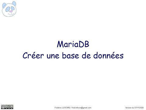 Vidéo: Comment lister les bases de données dans MariaDB ?