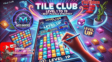 🔥 Tile Club Level 1 to 19 | Full Gameplay Walkthrough & Strategy Guide 🔥