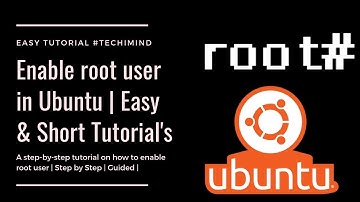 Enable root user in Ubuntu | Easy & Short Tutorial