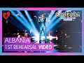 🎥 SNIPPET 🇦🇱 1st Rehearsal - Besa Kokëdhima - Titan @ Albania Eurovision 2024