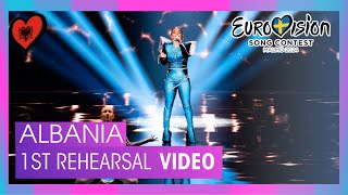 🎥 SNIPPET 🇦🇱 1st Rehearsal - Besa Kokëdhima - Titan @ Albania Eurovision 2024