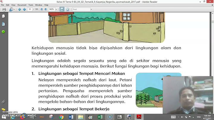 Berapa banyak sumber energi di sekitar tempat tinggalmu