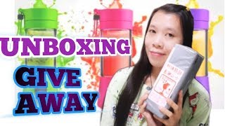 UNBOXING GIVE AWAY BLENDER MINI DARI JILL WEI life style