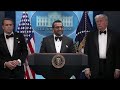 President Trump speaks after incident at correspondents’ dinner