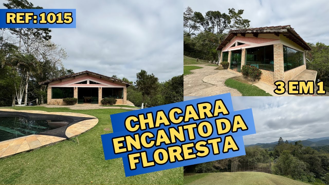 REF. 1015, CHACARA ENCANTO DA FLORESTA EM PEDRO DE TOLEDO - SP, POR R$ 670.000,00