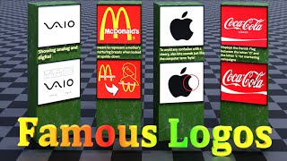 Famous Logos With Hidden Meanings || #statistics #datalist