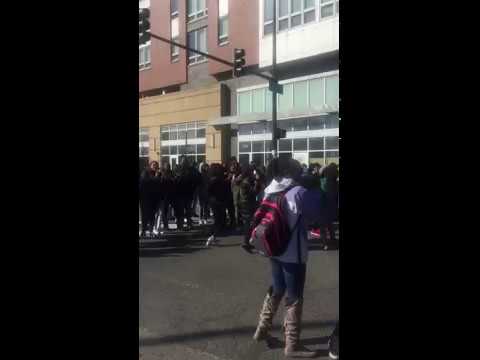 Student Walkout: Dr. King College Prep High School