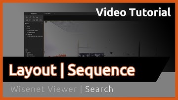 [Wisenet Viewer]  Layout Sequence