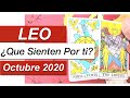 LEO ¿QUE SIENTEN POR TI? OCTUBRE 2020 - Lectura Tarot del Amor