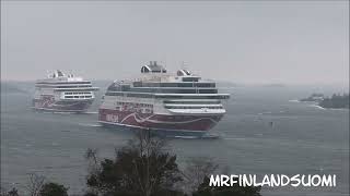 Viking Grace Makes It Look So Easy 23 February 2024 - TimeLaps Vid - Åland Viking Line by MrFinlandsuomi 2,027 views 1 month ago 2 minutes, 52 seconds