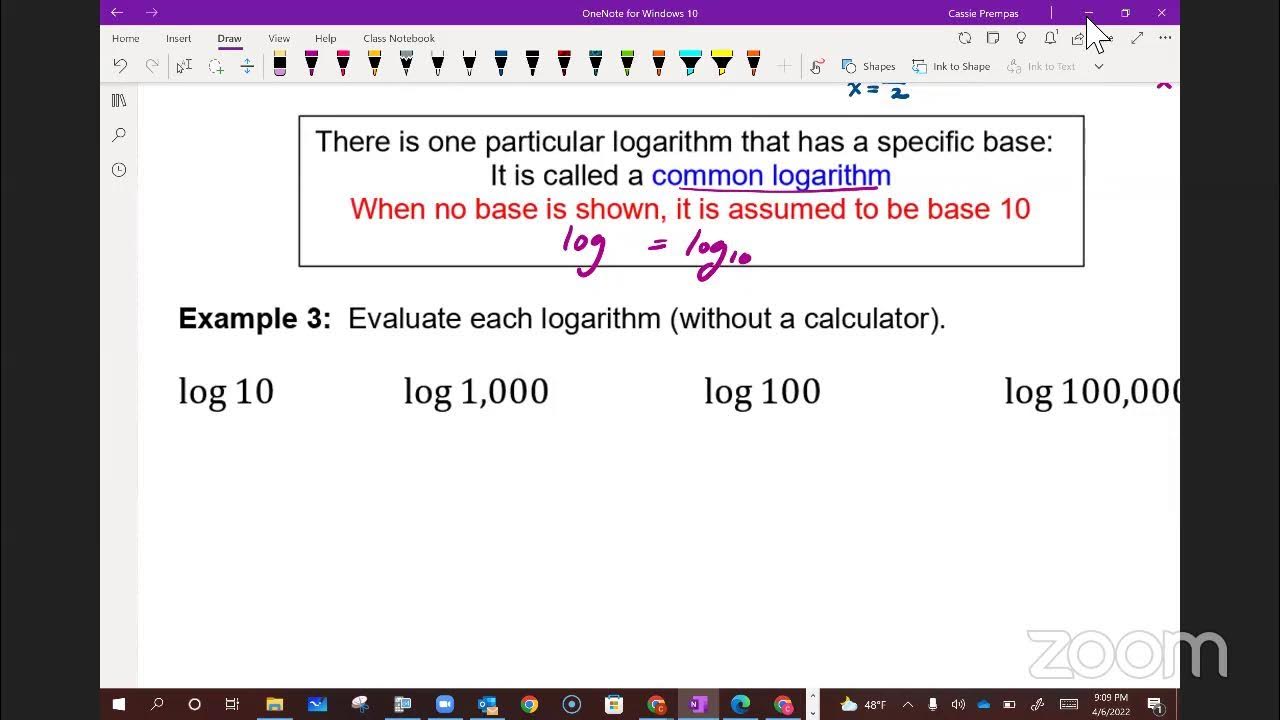 4.3A: Intro to Logs - YouTube