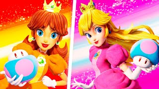 [The Super Mario Bros] Peach & Daisy Prince Power Up (Genderbend Transformation)