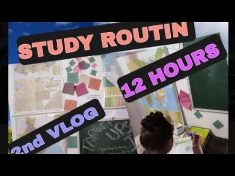 UPSC VLOG|DAILY STUDY ROUTINE of a UPSC Aspirants |12 hours of study