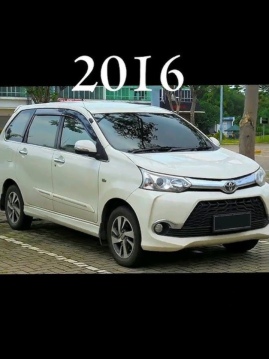 Evolution Of Toyota Avanza (2003-2023) #evolution #toyota #avanza #cars #shorts