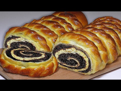 Красота, аж ЕСТЬ ЖАЛКО! Шикарная домашняя ВЫПЕЧКА С МАКОМ.