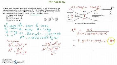 Aeronautical Engineering Solution | Supersonic Wind Tunnel Problem Part 4