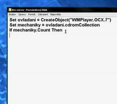 How to make eject mechanic in vbscript
