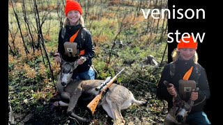 No Tag Soup This Year |  Venison Stew Dutch Oven Over Open Fire!!  : )