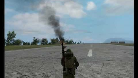 Armed Assault - Airplane Crash Bug