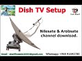 Nile sate  arob sate channel download  setup by tech sharif