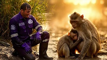 Mother Monkey Rescue After Giant Python Attack 🐒🐍 | Paws of Hope