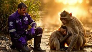 Mother Monkey Rescue After Giant Python Attack Paws Of Hope