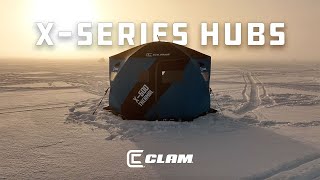 Clam X-SERIES Thermal Hub Ice Fishing Shelters 