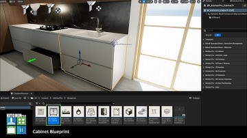 KitchenPro for UE5 - Cabinet Generator Blueprint