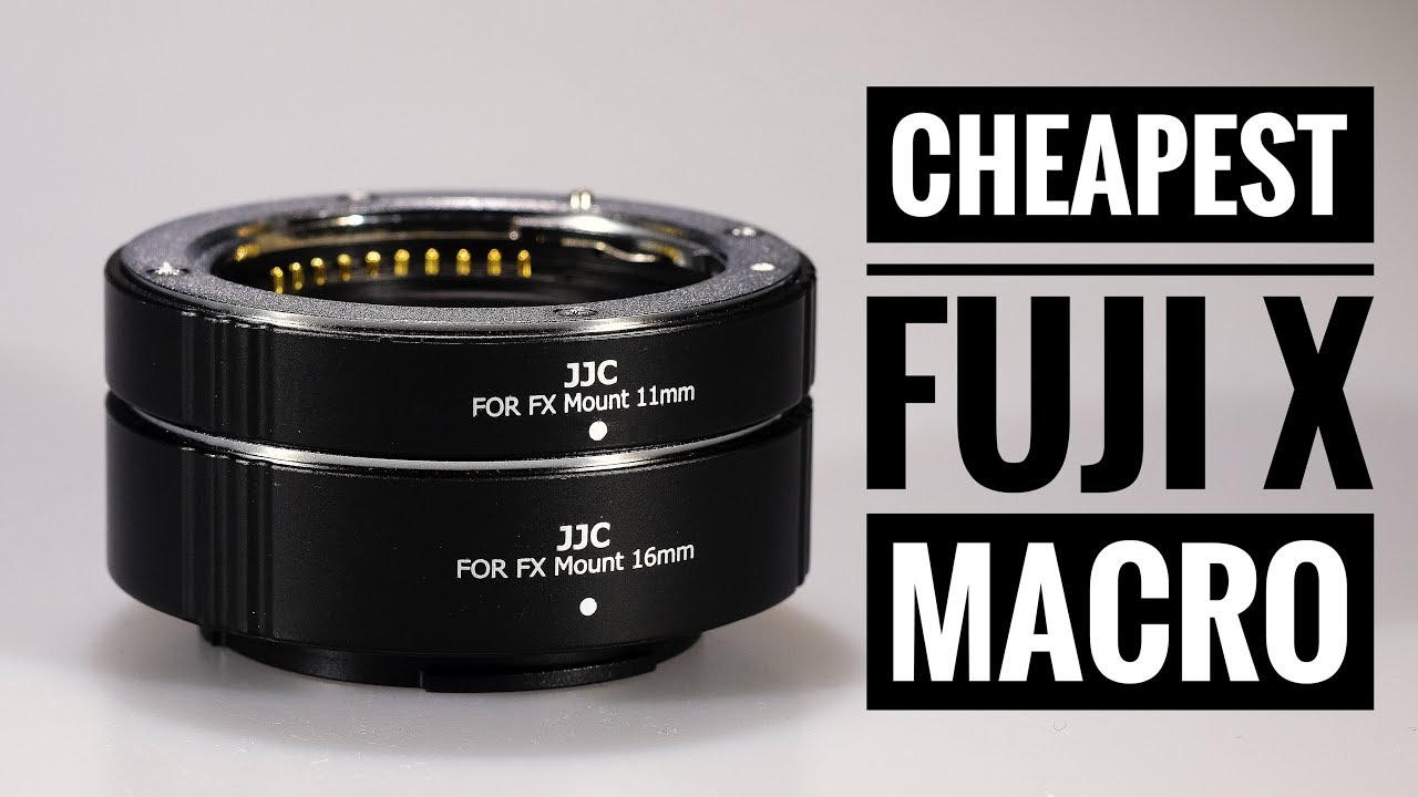 Fujifilm Extension Tube Chart