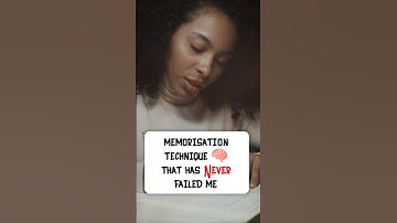 memorization technique that never failed me... #studysession #studyhacks #studytips #study #focus