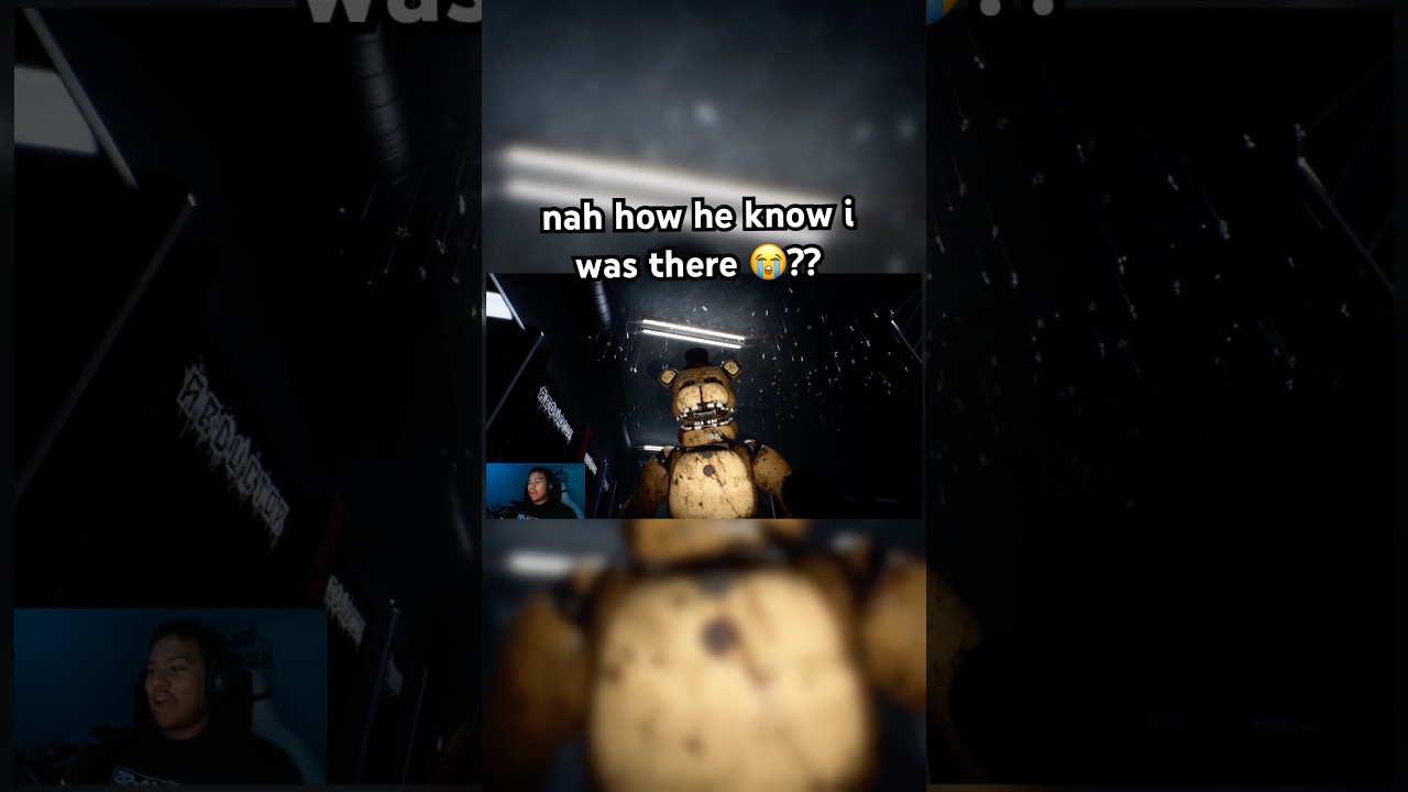 bro was OUT to get me honestly… #fnaf #gaming #funny #fivenightsatfreddys