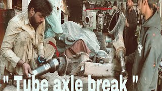 How to repair Isuzu Truck tube axle and wheel axle |"Reviving Rust: Restoring a Truck's
