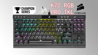 Corsair K70 RGB PRO TKL Champion Series Cherry SPEED SILVER