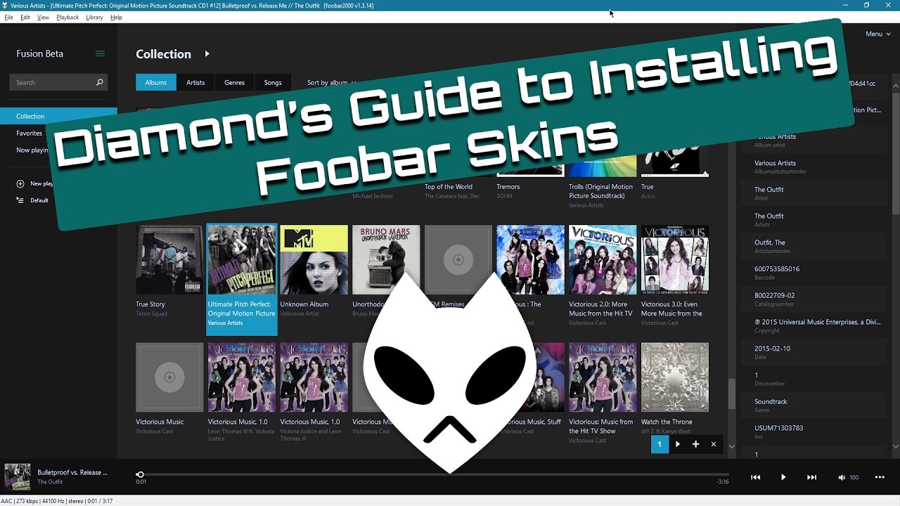 Guide To Installing Foobar00 Skins And Themes Youtube